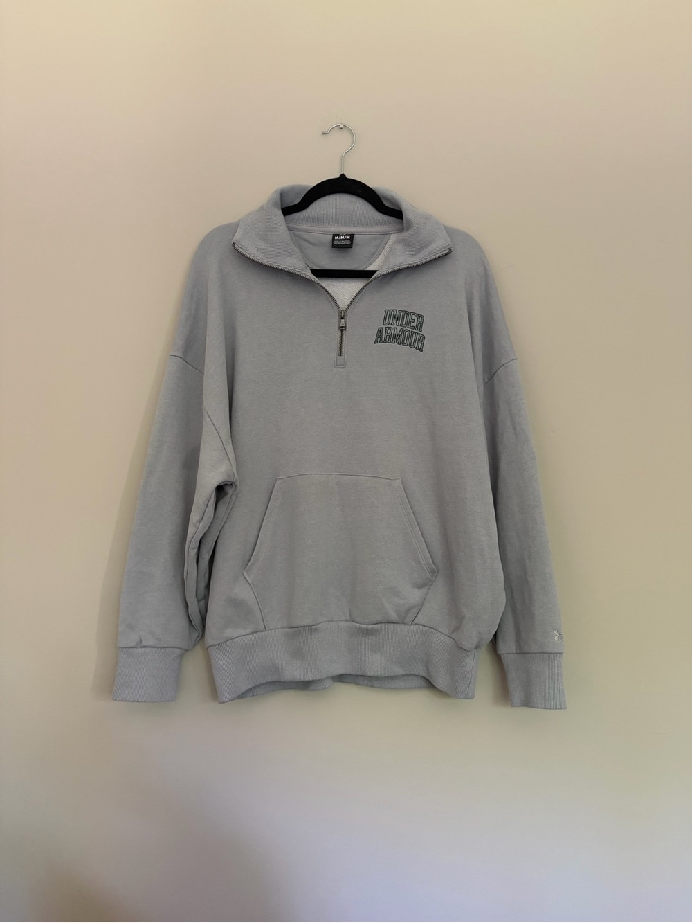 Under Armour Icon Heavyweight Terry Oversized Half-Zip Pullover Sweater
